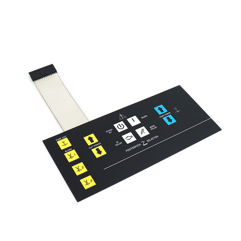Membrane switch screen printing patch panel PET membrane switch key combination household appliances Membrane switch screen printing patch panel PET membrane switch key combination household appliances