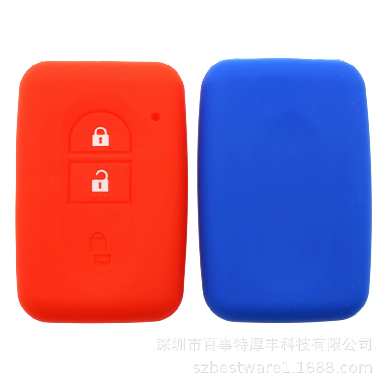 Применимый чехол для ключей Nissan Silico силиконовый чехол для ключей Автомобильный ключ защитная сумка с пряжкой