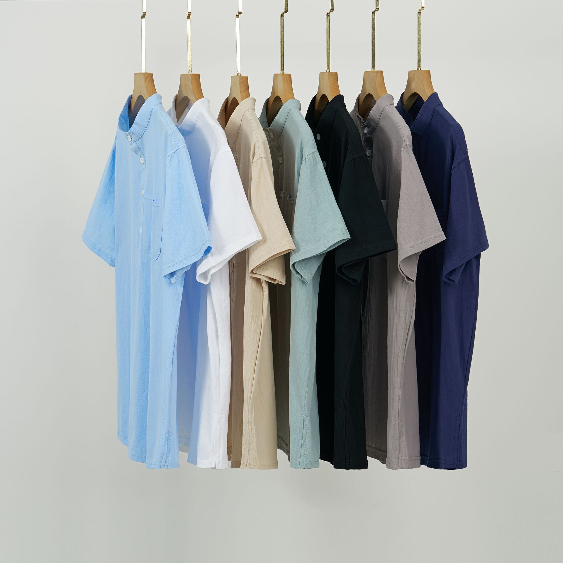 Japanese retro thin short sleeve T-shirt