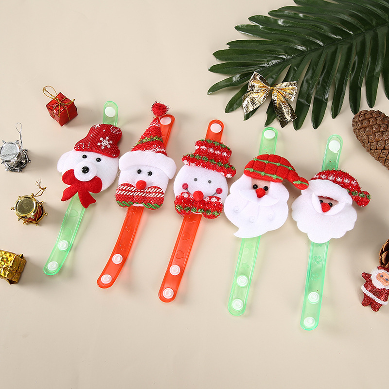 Christmas cartoon flashing bracelet