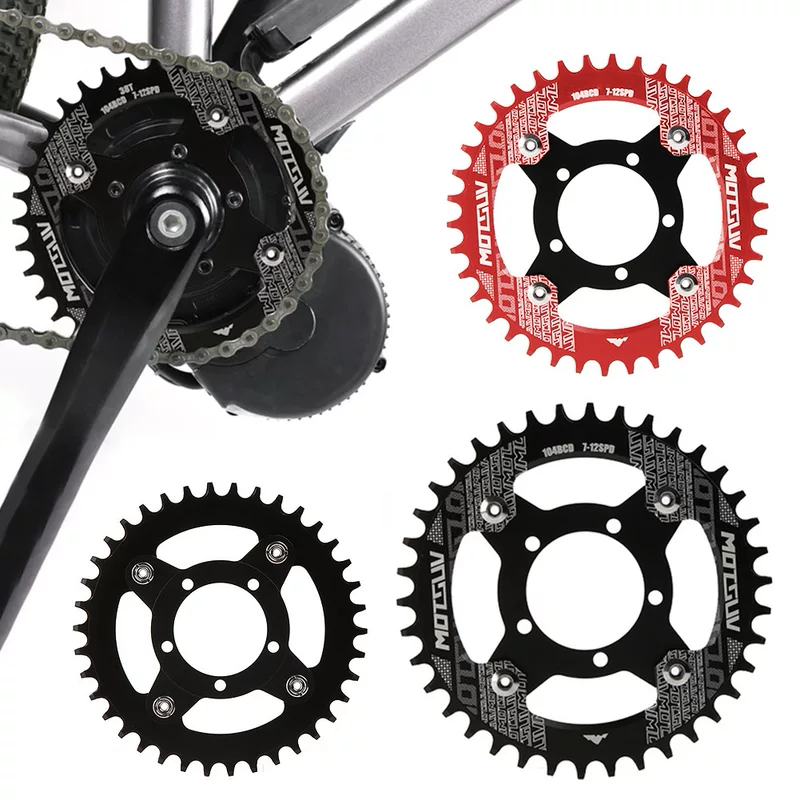 Bafang Bayang Средний комплект Средний мотор Диск Граббар 104BCD BBS0102 32 34 36T 42 46 52T