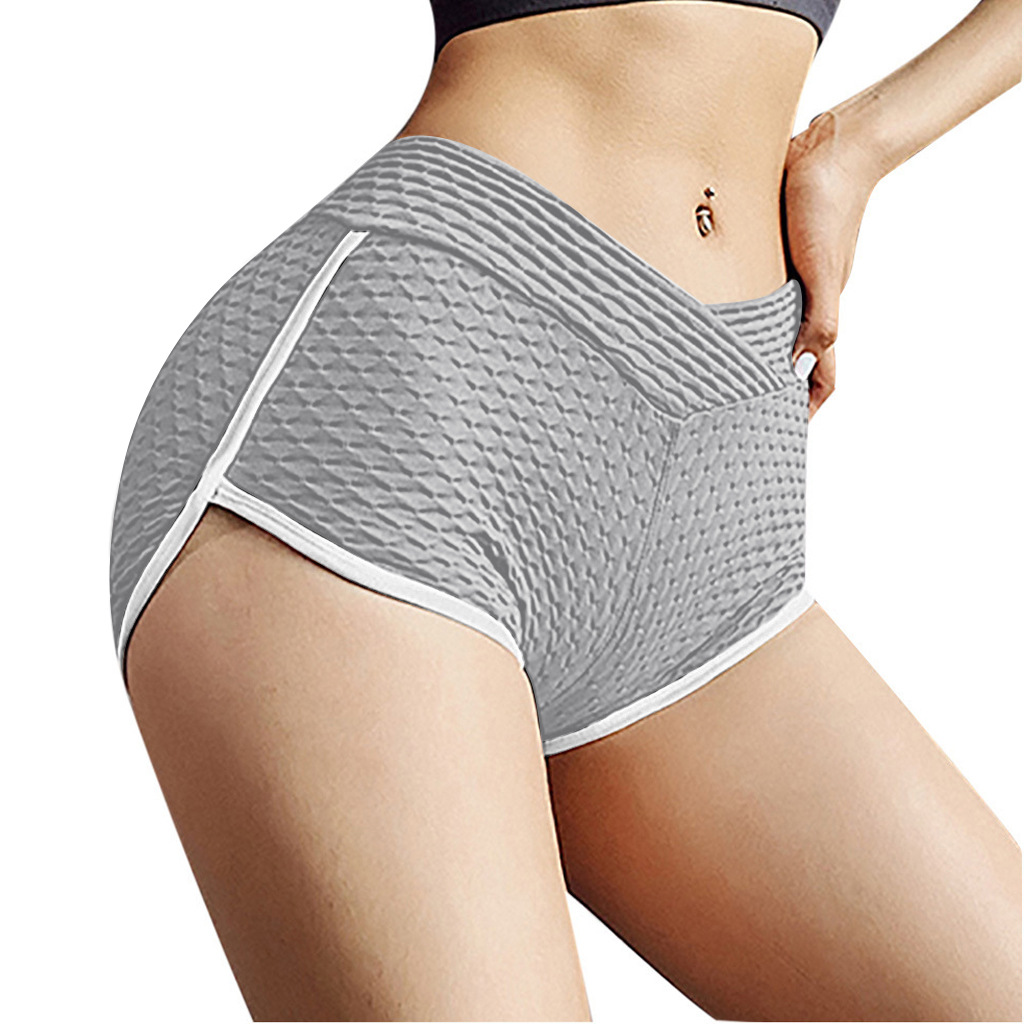 Women's High-Waisted Workout Shorts | Tummy Control Fitness Shorts | Yoga Running Athletic Shorts_voghion.com