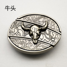 皮带头皮带扣皮带卡子带小刀扣头创意时尚真皮合金腰带扣直销