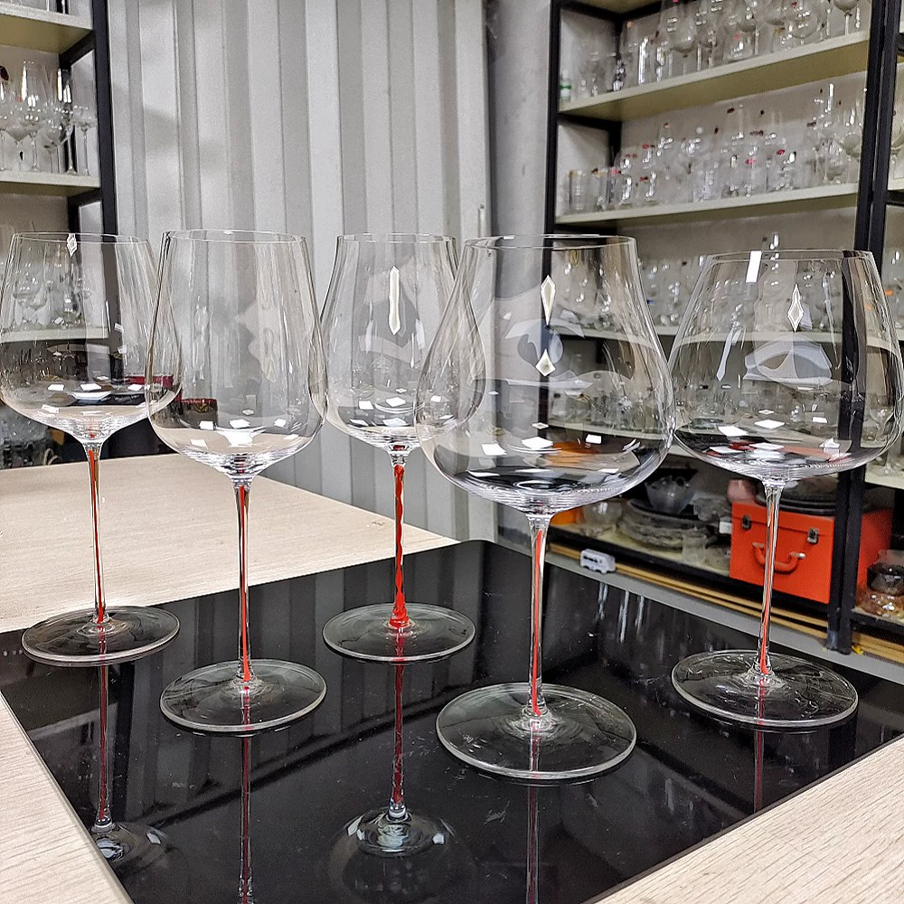 Lead-free ultra thin wineglass