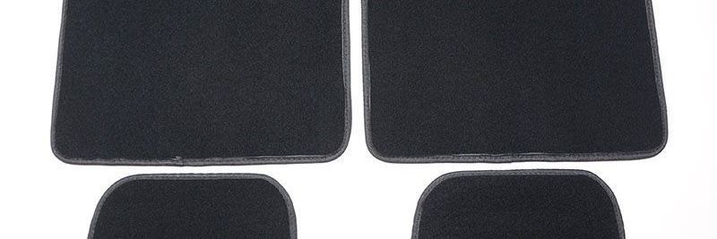 Car mat for cleaning, anti-slip, anti-dirt, easy to clean, full protection mat, TPE wrap-around mat, suitable for cars, with a velvet surface