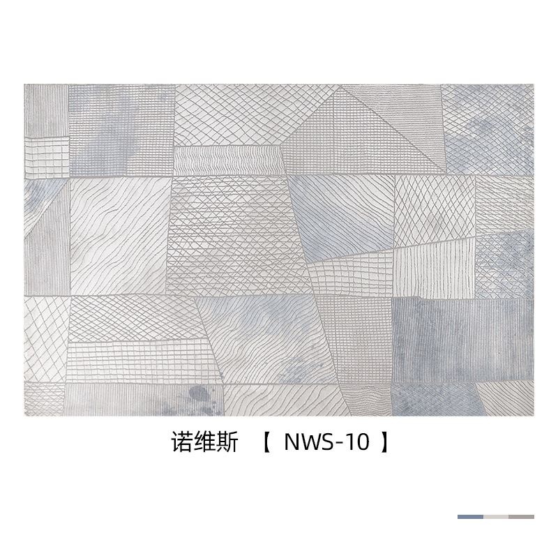 Fábrica fuente alfombra de sala de estar antideslizante alta sensación doméstica dormitorio resistente a la suciedad fácil de limpiar alfombra de la cama de la villa