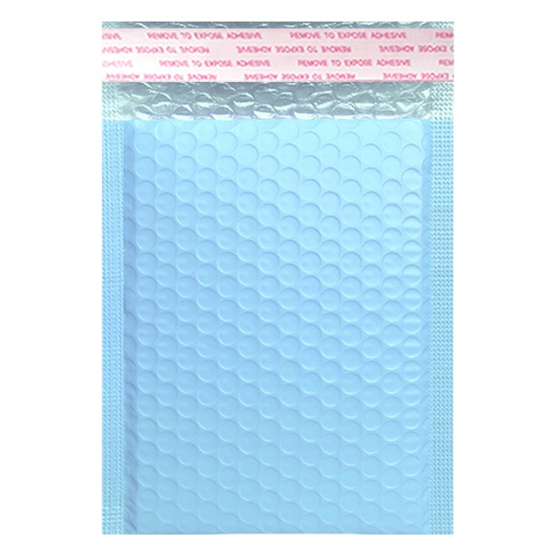 Milk Blue Express bolsa de burbuja engrosada bolsa de tarjeta pequeña decoración bolsa de embalaje de color caramelo embalaje autoadhesivo sobre bolsa