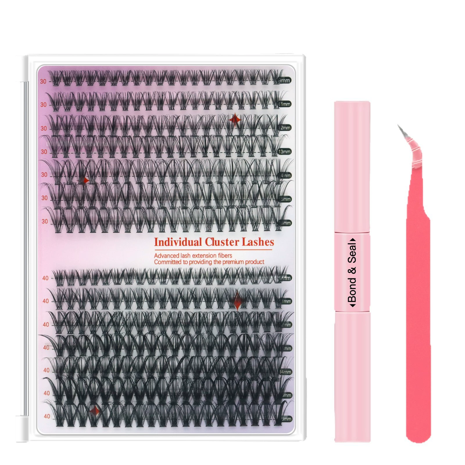 Иностранная торговля DIY Cluster Lashes ресницы накладные 30d40d наборы