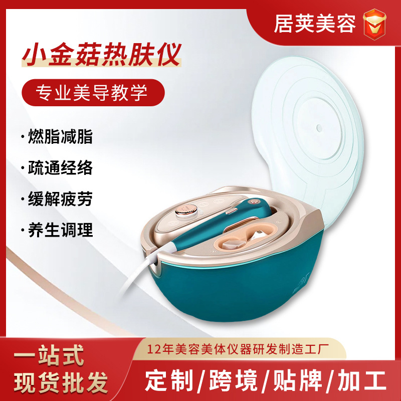 跨境爆款温柔按摩面部美容仪无创渗透促进精华导入眼部按摩热敷波