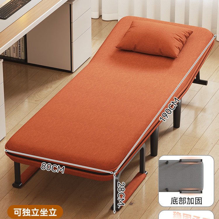 Marcha individual, siesta, oficina, hogar para adultos, simple, portátil, hospital, cama de acompañamiento, sofá cama, cama plegable para el almuerzo