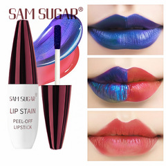 SAM SUGAR撕拉唇彩 自然哑光易上色持久不沾杯防水唇釉跨境亚马逊
