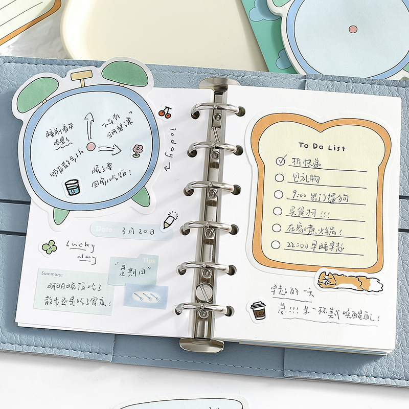 NOTE FOR Notas adhesivas Serie de máquinas expendedoras hermosas Notas de oficina de la vida diaria Mensaje Notas adhesivas de forma especial