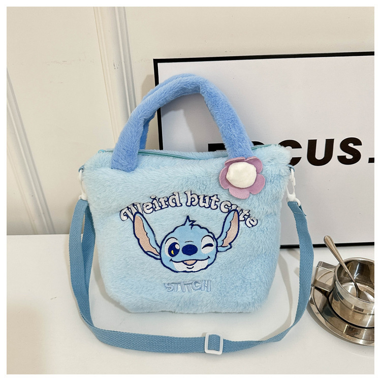 メーカー卸売ベルベットバッグ玩具クロミ斜めショルダーバッグいちご熊ぬいぐるみ日系ハンドバッグサンリオ|undefined