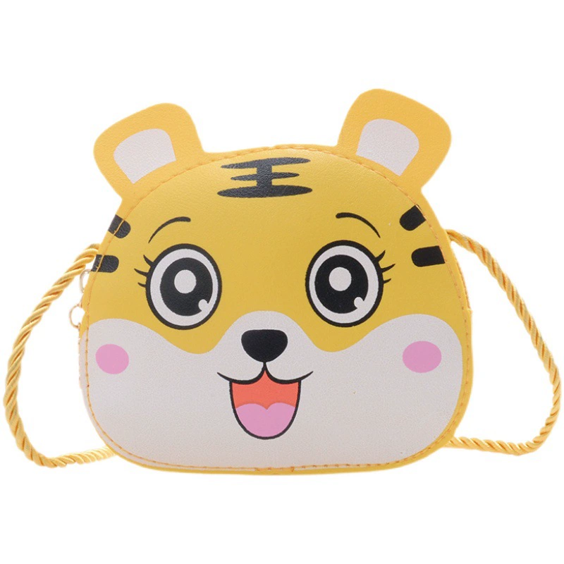 Cartoon polyurethane children's bag, one-shoulder bag, shoulder bag for leisure, small bag, wallet, 2022 collection, Korean style