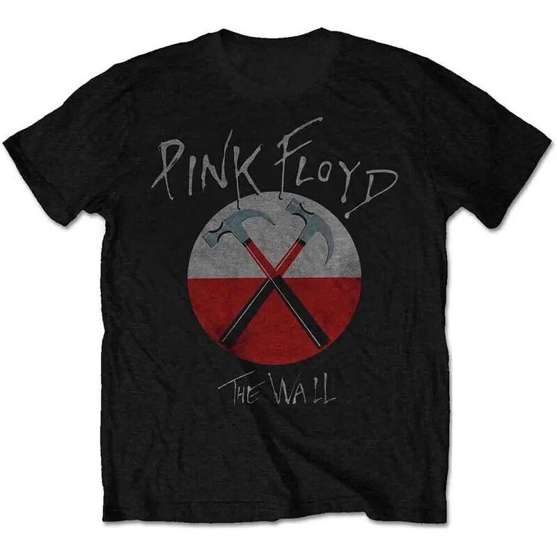 Pink Floyd's Wall Classic Rock Black T-Shirt Top Vintage Oversized Cotton Men's T-Shirt Women's Crew Neck T-Shirt Pink Floyd's Wall Classic Rock Black T-Shirt Top Vintage Oversized Cotton Men's T-Shirt Women's Crew Neck T-Shirt