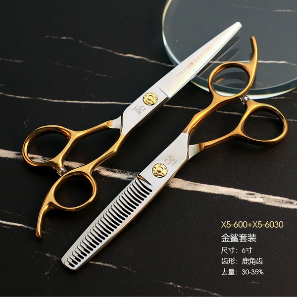 6-inch flat shear+30-35%tooth scissors (X5-600+X5-6030)