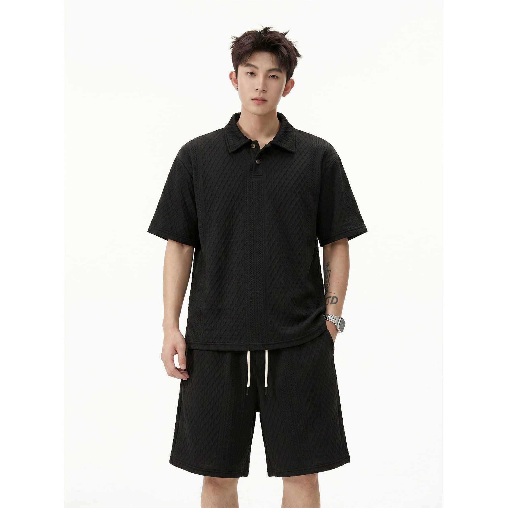 European size sportswear set, comfortable, cool-feeling, quick-drying, durable, new summer lightweight, breathable, stretchy, suitable for running and training.