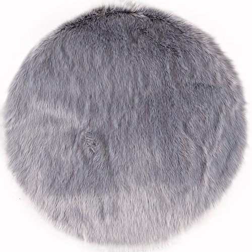 Manufacturer cross-border Amazon plush carpet bedroom living room bedside round wool bay window mat pink floor mat