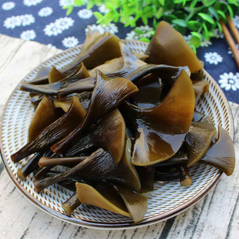 Sun-Dried Thick Kelp Stems Hai Dai Tou 250g Soft Chewy Sand-Free Seaweed Root for Soup and Cold Dishes quality and texture