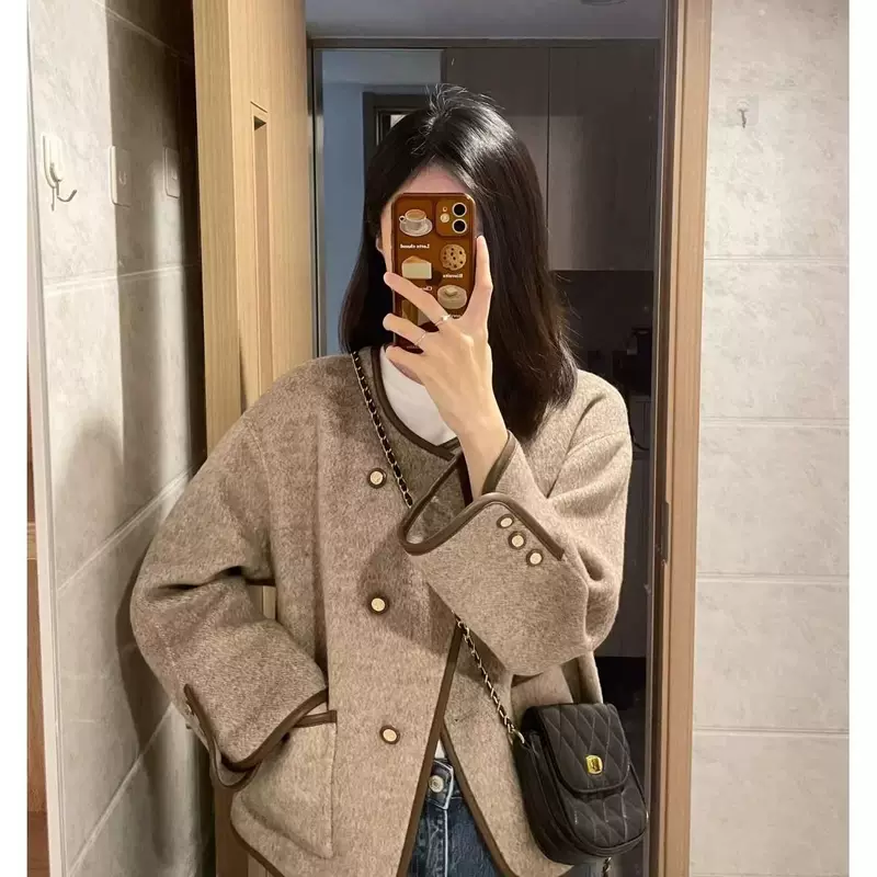Короткая демисезонная куртка, модное пальто, стиль Chanel