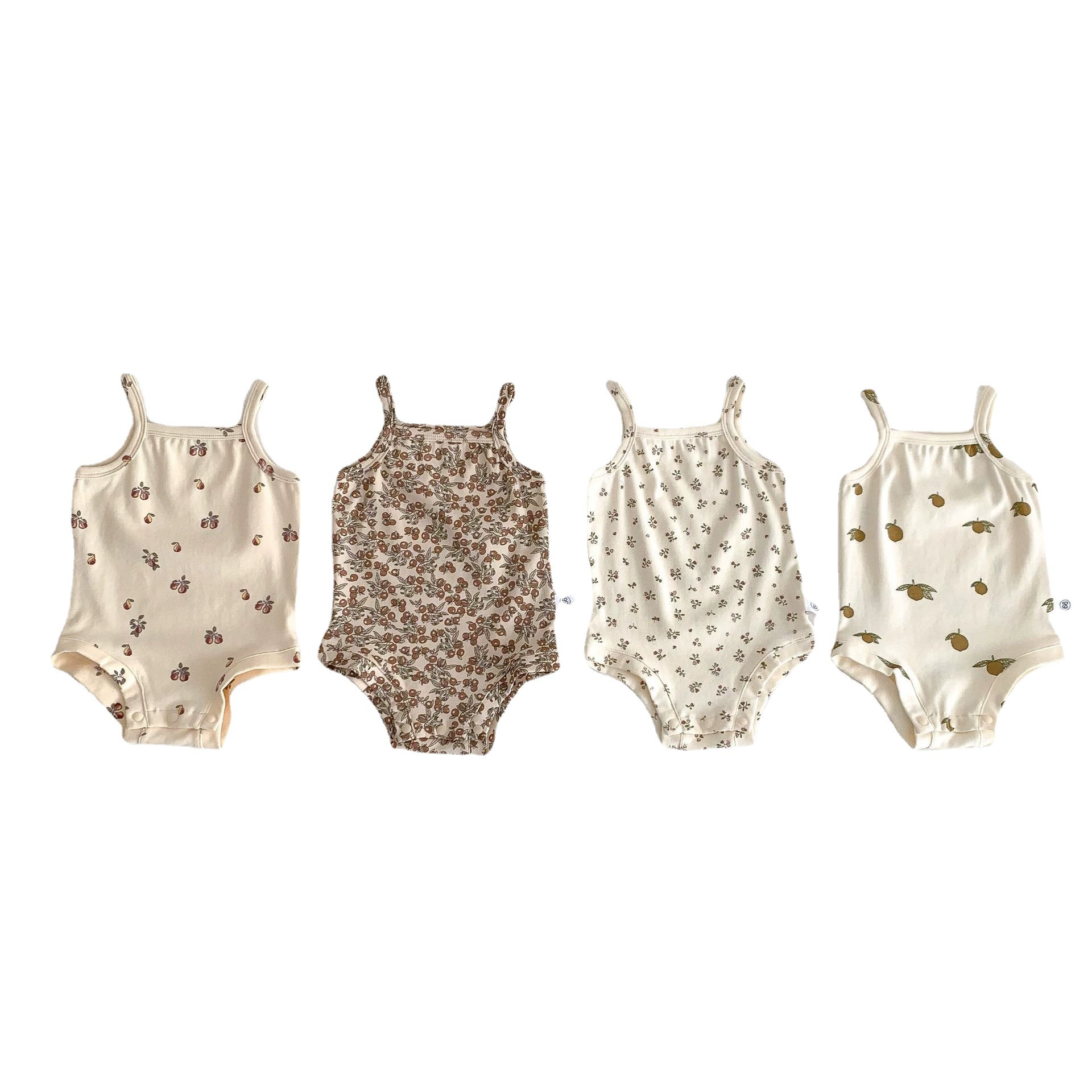 Детский летний боди с безрукавной майкой, по росту 66–90 см, рекомендуется выбрать один размер больше