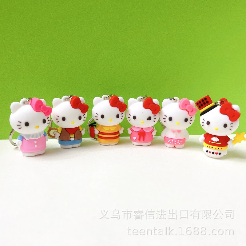 Hello kitty, карикатурный креатив ключодержа, подвеска, кот, подарок на день рождения