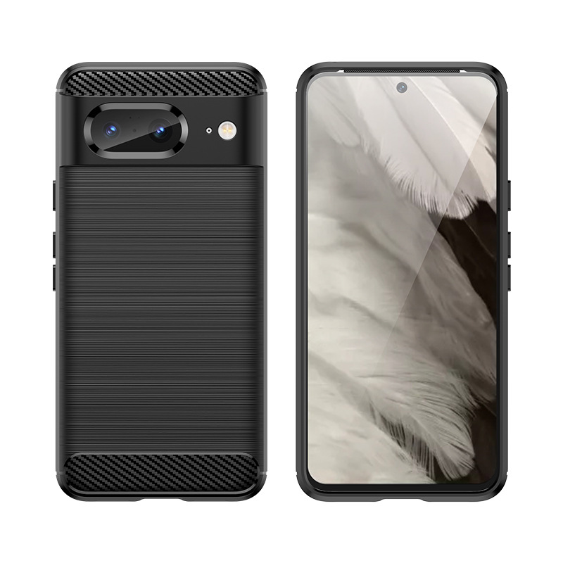 Aplicable a la caja del teléfono móvil Google 8 Pixel8Pro funda protectora cepillado todo incluido Google 8A silicona suave resistente a la caída Google