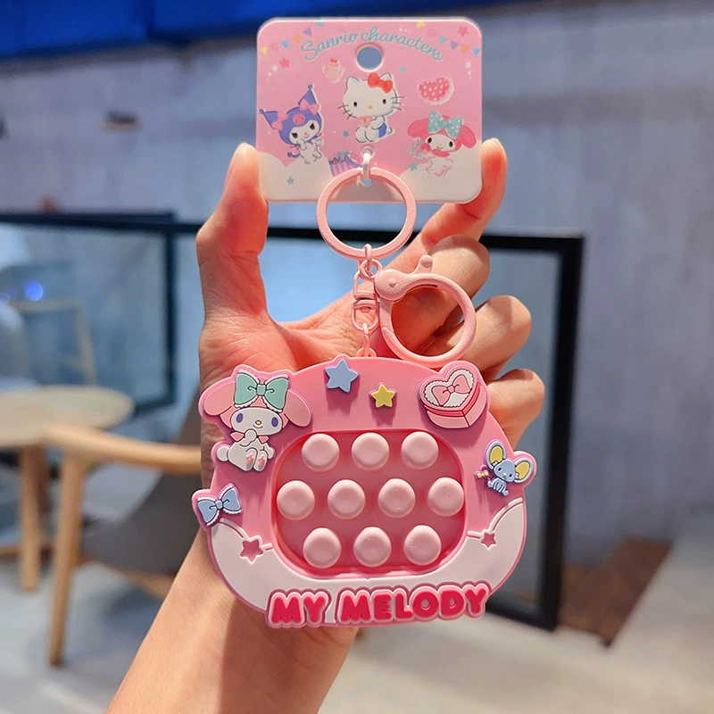 Плюшевый брелок Sanrio Hello Kitty, оригинал, мягкая подвеска 11×7.5 см, коллекционный талисман