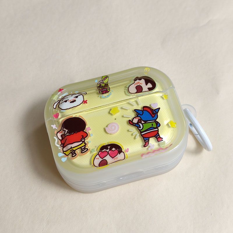 Pequeño nuevo dinámico Superman para airpodspro2 estuche de protección Bluetooth para airpods 4 generación 5 generación estuche de protección de auriculares