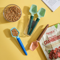 Plastic Seal Clips for Food Bags, Moisture-Proof Bag Clips, Measuring Spoons, Coffee Spoons, Household Creative Kitchen Gadgets