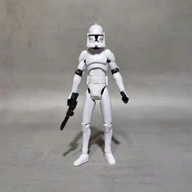 10 - 18CM Star Wars mano modelo de juguete blanco juez de tormenta articulaciones muñecas móviles