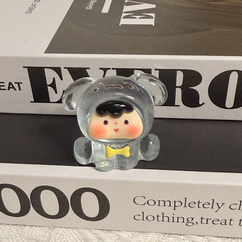 樹脂漫画高透明動物子供 diy ジュエリーアクセサリー車のマイクロ風景デスクトップ装飾品キーホルダー素材|undefined