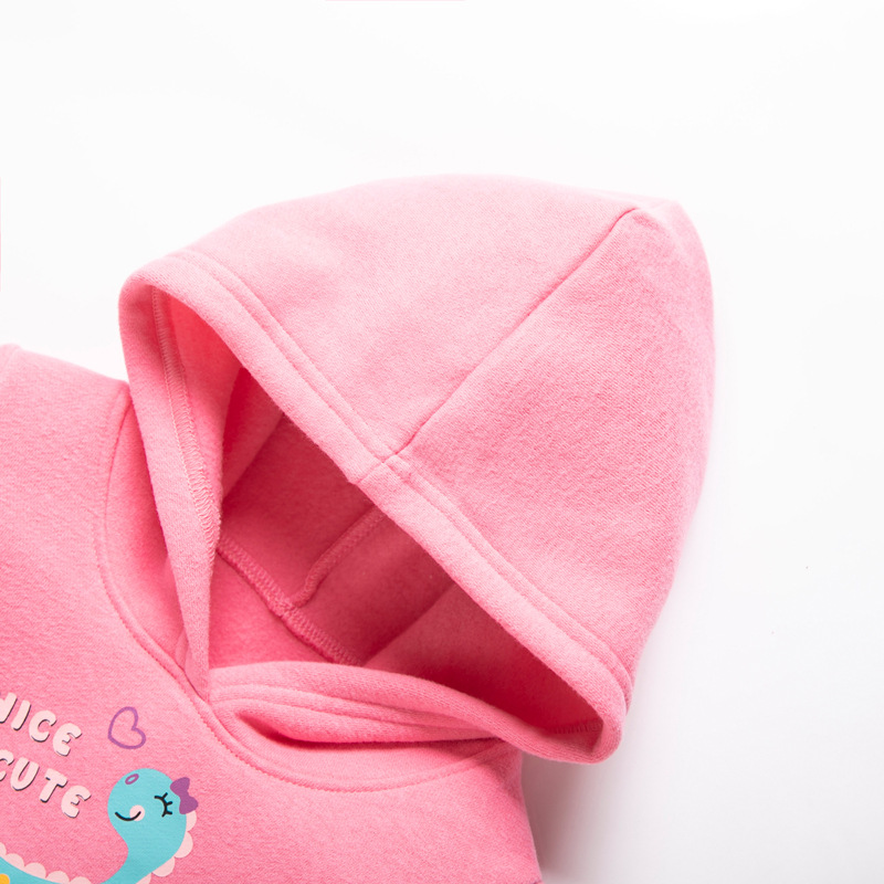 Little Maven invierno de manga larga niños falda Europea niñas vestido ocio fleece-forrado niños vestido