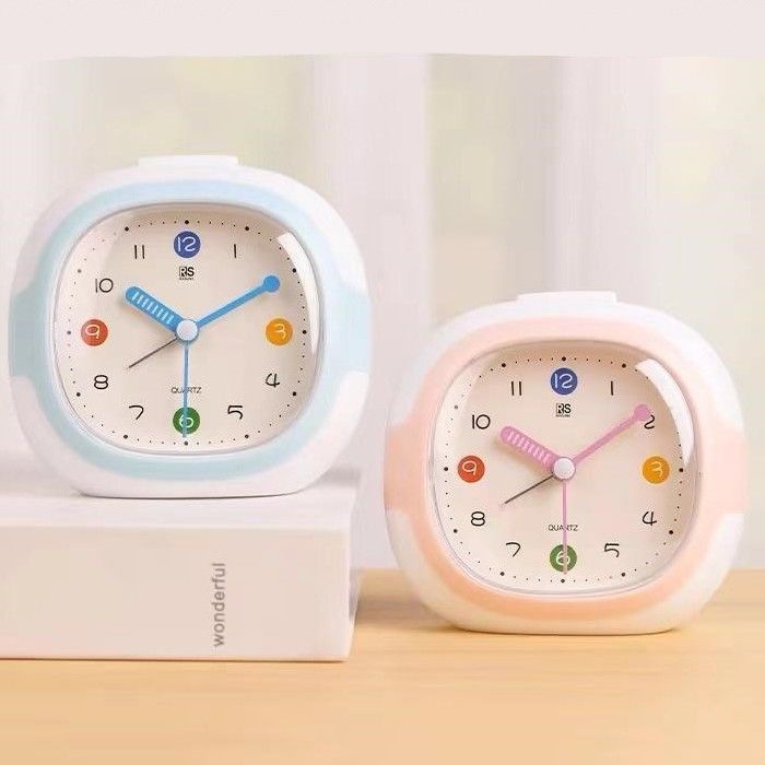 2024 New Alarm Clock Cartoon Children's Self-Discipline Learning Student Special Casual Wake-Up Handy Gadget Powerful Wake-Up Clock