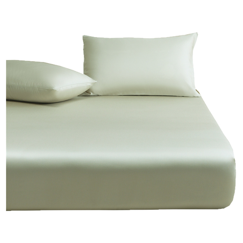 Sombrilla de cama Tiansi de una sola pieza 2025 nueva cubierta protectora de colchón todo incluido de verano juego de tres piezas de cubierta de cama de seda de hielo fresco