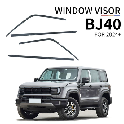 Suitable for Beijing BJ30, BJ40, and Rain shield - standard-packaging-baic-beijing-bj40-2024-4pcs-rain-guards-without-bright-trim
