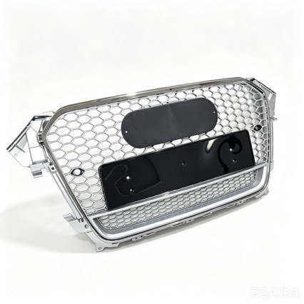 Suitable for Audi A4 modification to RS4 front grille 2013-2016 B8.5 upgrade to RS4 front bumper grille B8PA honeycomb mesh