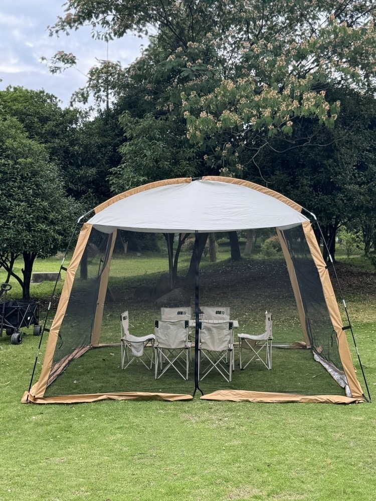 Outdoor Large Tent Canopy Sunshade Netting Rainproof Sun Protection Camping Mosquito Netting Tent