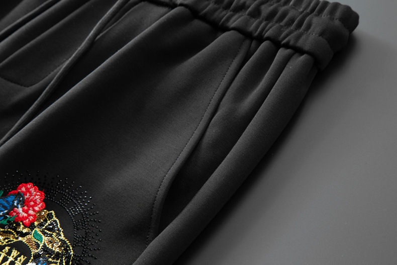 Men's Pullover Sweater And Track Pants Set With Sequin Embroidery_voghion.com