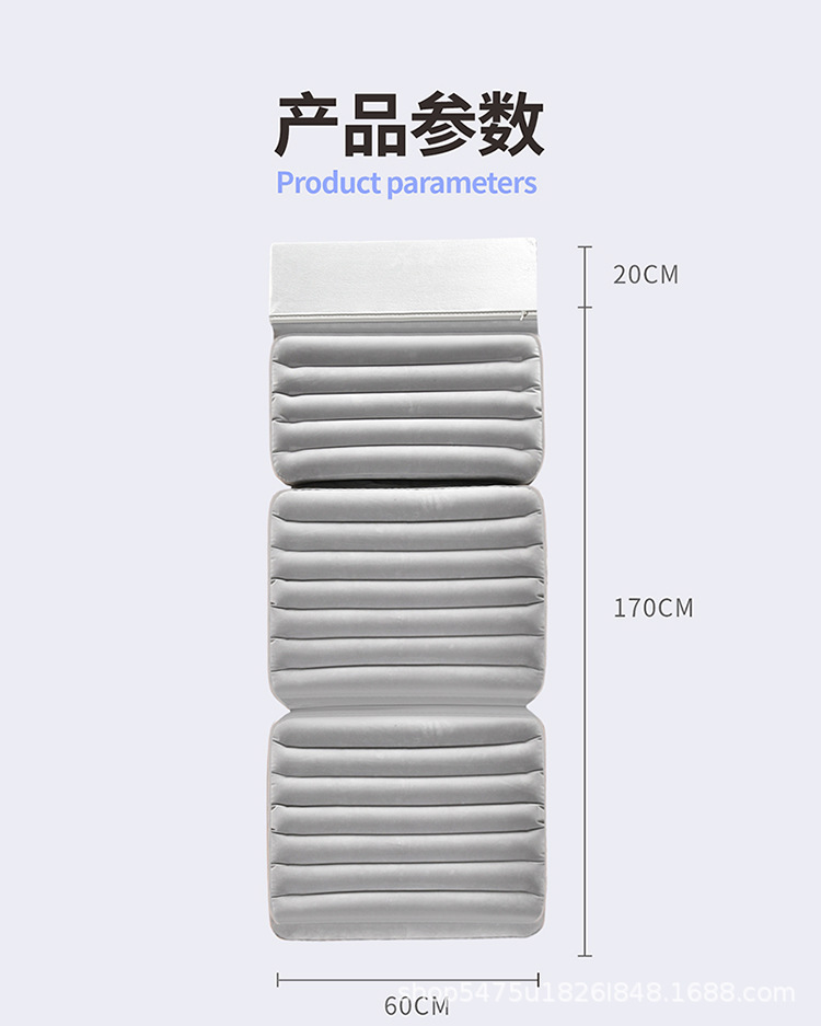 Car Rear Seat Folding Mattress, Car Mattress, Inflatable Mattress, Outdoor Travel Bed, Sleeping Essential for Suvs and Sedans