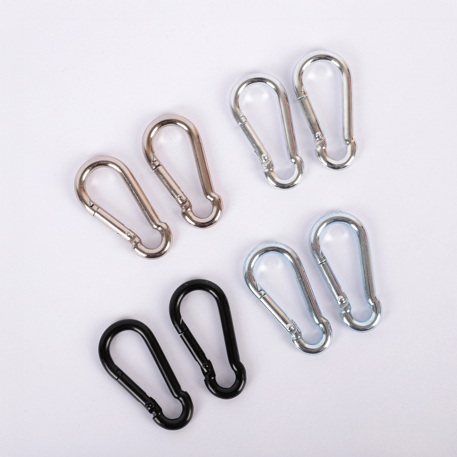 Spot Carabiner Galvanized Gourd-Shaped Carabiner Safety Buckle Climbing Load-Bearing Buckle Backpack Hook Keychain