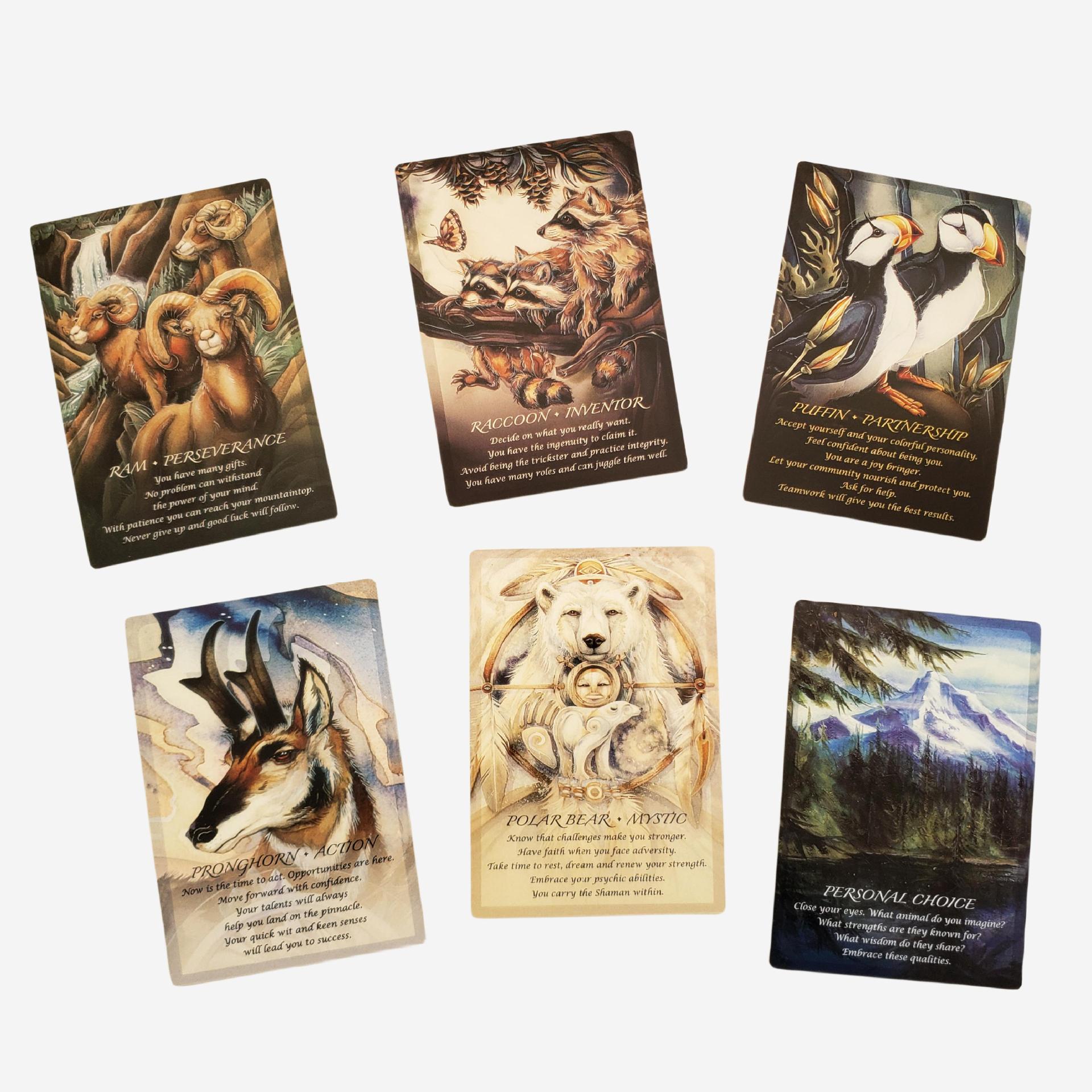 Spirit Of The Animals Orakel Deck Tierseele Gesellschaftsspiel_voghion.com