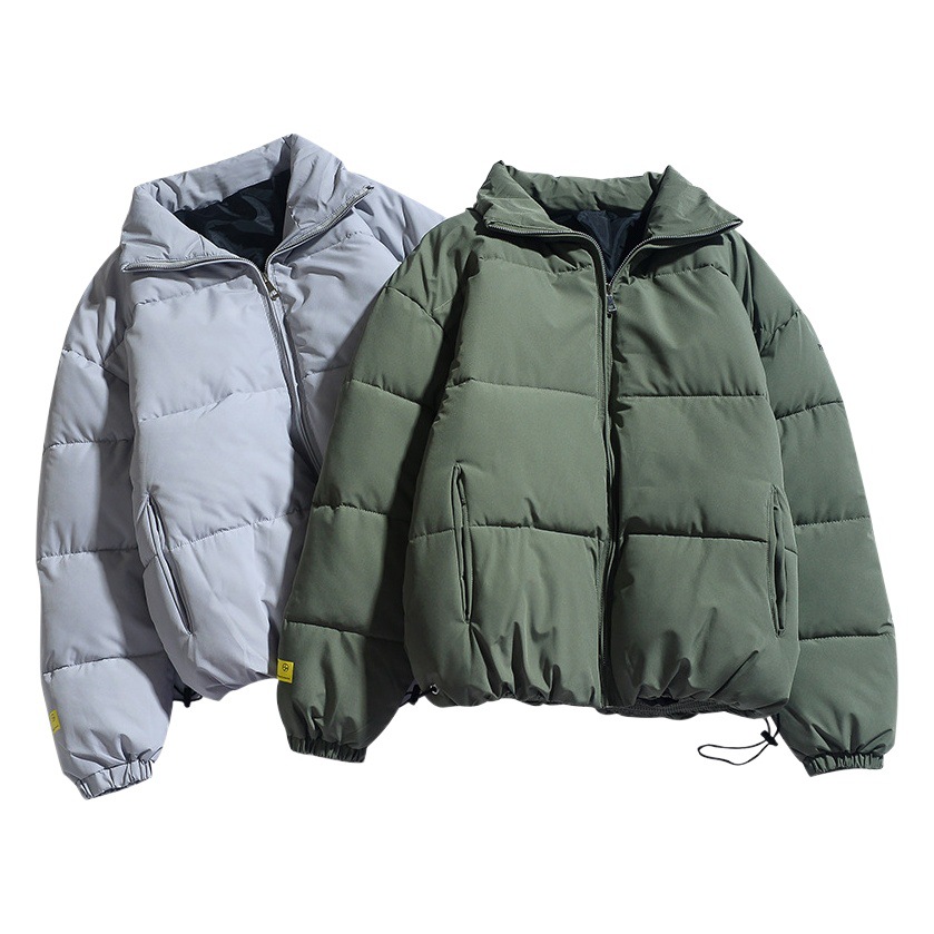 Nuevo abrigo de algodón acolchado para hombres de invierno engrosado cálido color sólido abrigo de estudiante de estilo coreano abrigo de invierno de algodón acolchado para hombres abrigo de algodón acolchado