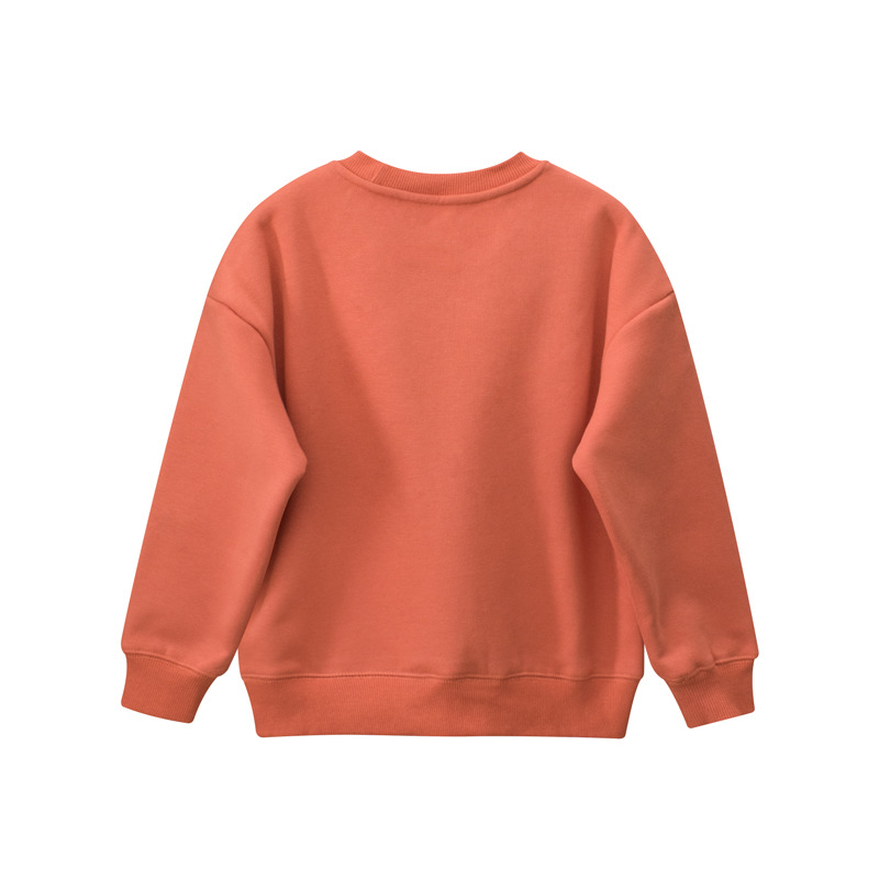 Grrr suministro de ropa para niños transfronterizos 2023 Otoño e Invierno suéter forrado de lana para Niños y Niñas Ropa entrega de una sola pieza