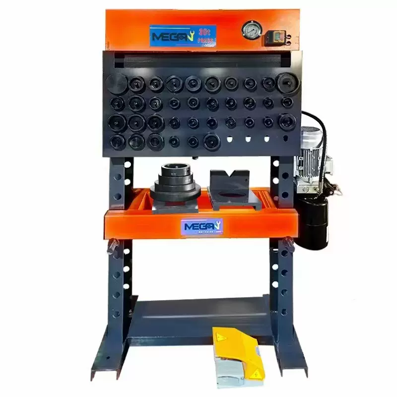 麦根30T电动液压胶套更换机电动液压汽车胶套拆装工具压力机底盘