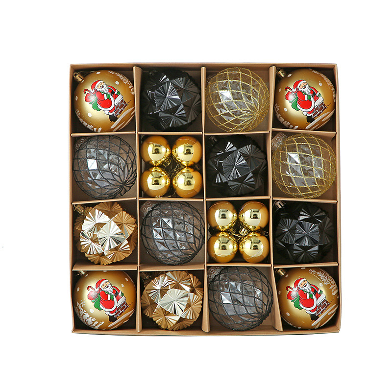 Venta caliente transfronteriza Bola de Navidad al por mayor Decoración de árbol de Navidad Bola de regalo de diseño exquisito