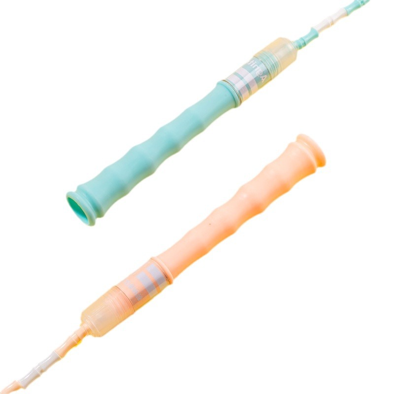 Deli angette saltar la cuerda F4104 cuerda de saltar de bambú para niños estudiantes de kindergarten principiante examen deportivo saltar la cuerda