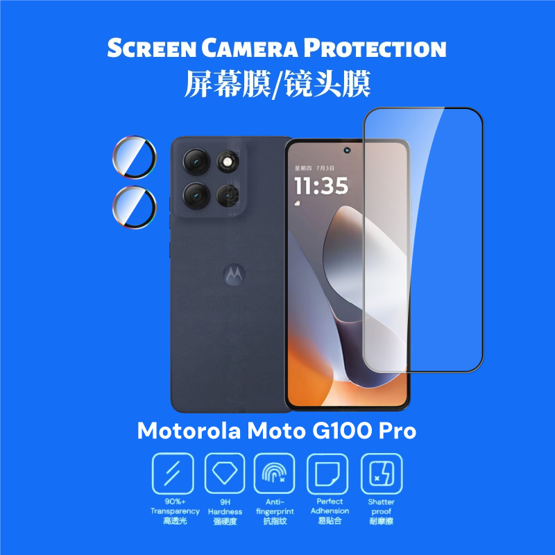 Suitable for Motorola Motog100Pro Tempered Film Screen Coverage Protection Eagle Eye Lens Film