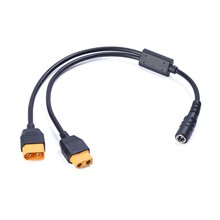 5521母转2个XT60分线器航模电源插头20AWG6A电流无人机设备充电线