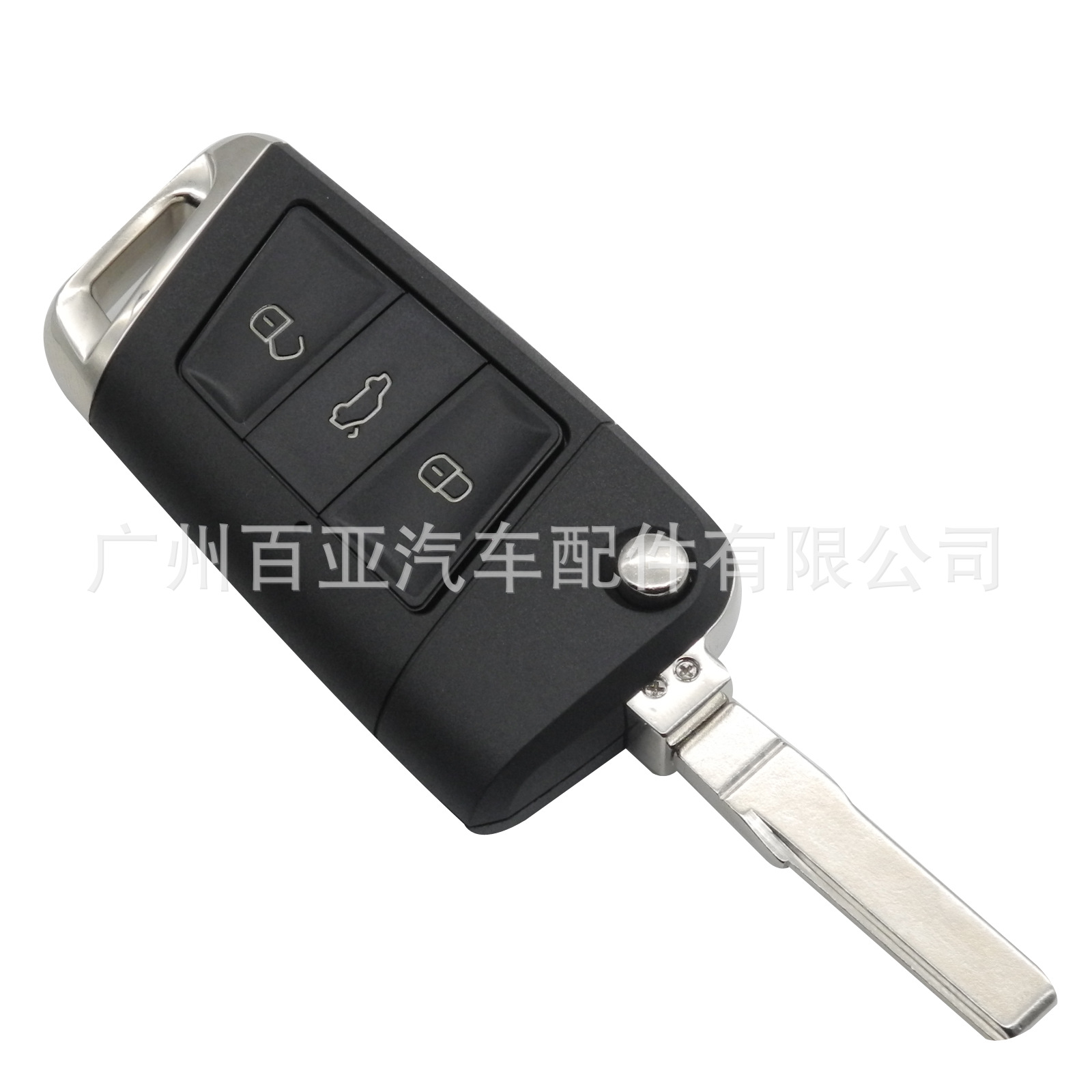 Suitable for Volkswagen 3-key golf Skoda modified folding remote control car key shell replacement shell